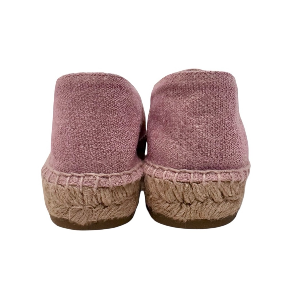 🆕💕CHANEL 2-Tone Pink Canvas & Sequin CC Logo Cap-Toe Espadrilles Flats • EU 37 - Picture 14 of 16